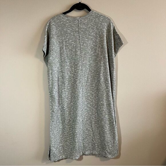 ✨ Pure Jill Women’s Gray Sleeveless Sweater Dress Small Tall - Picture 9 of 11